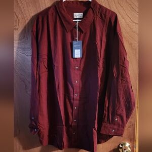 NWT 2x button long sleeve top